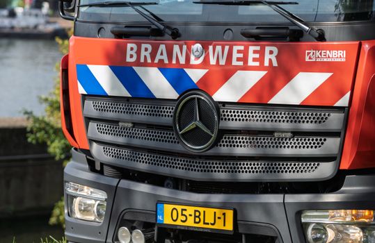 Brandweer ter plaatse bij een incident